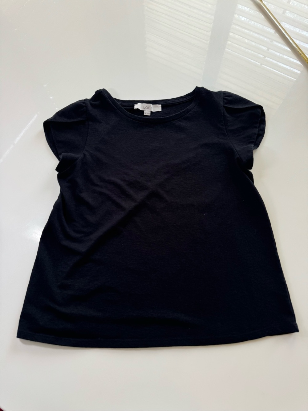 LOFT Ladies Black Short-Sleeve Tee